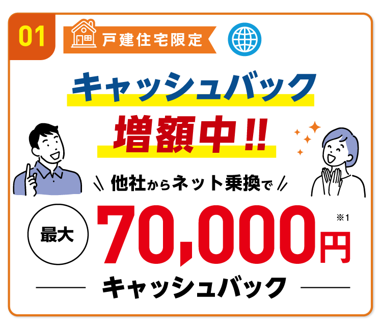 ネット乗換キャンペーン