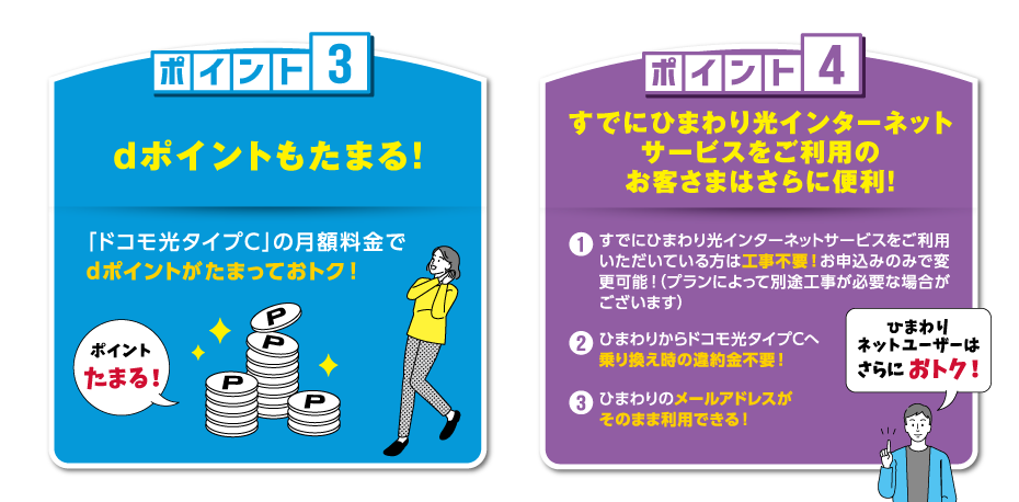 ドコモ光タイプc ひまわりネットワーク株式会社